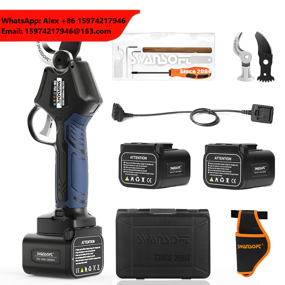42MM SW-768 Efficient ScissorsBonsai Electric Tree Branches Garden Tools Cordless Pruner Lithium-ion Pruning Shear