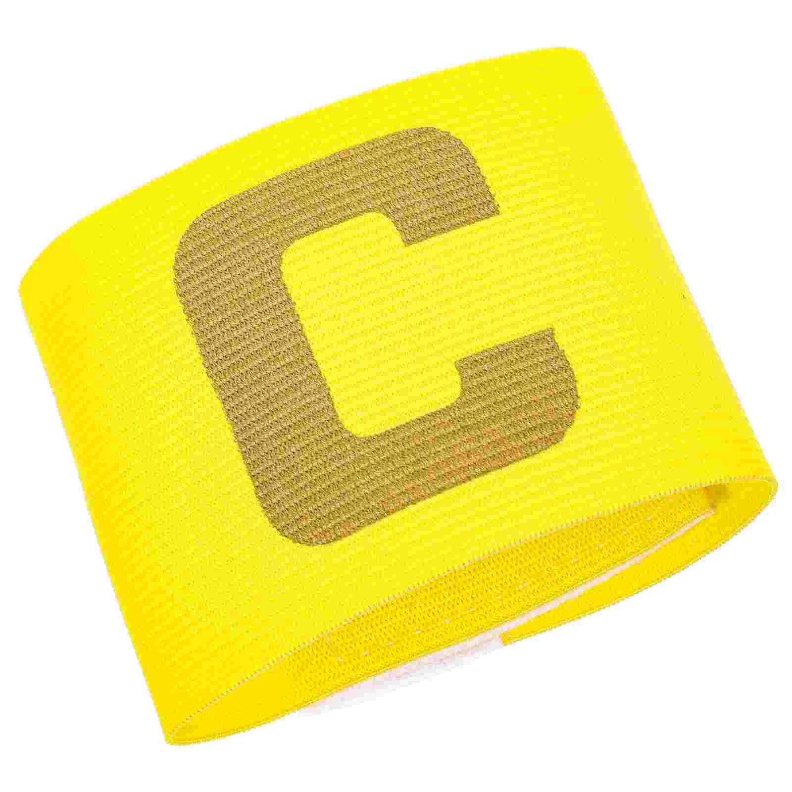 

Captain Armband Elastic Football Armbands Basketball Badge Easy to Clean Portable Polyester Soccer Youth Kids