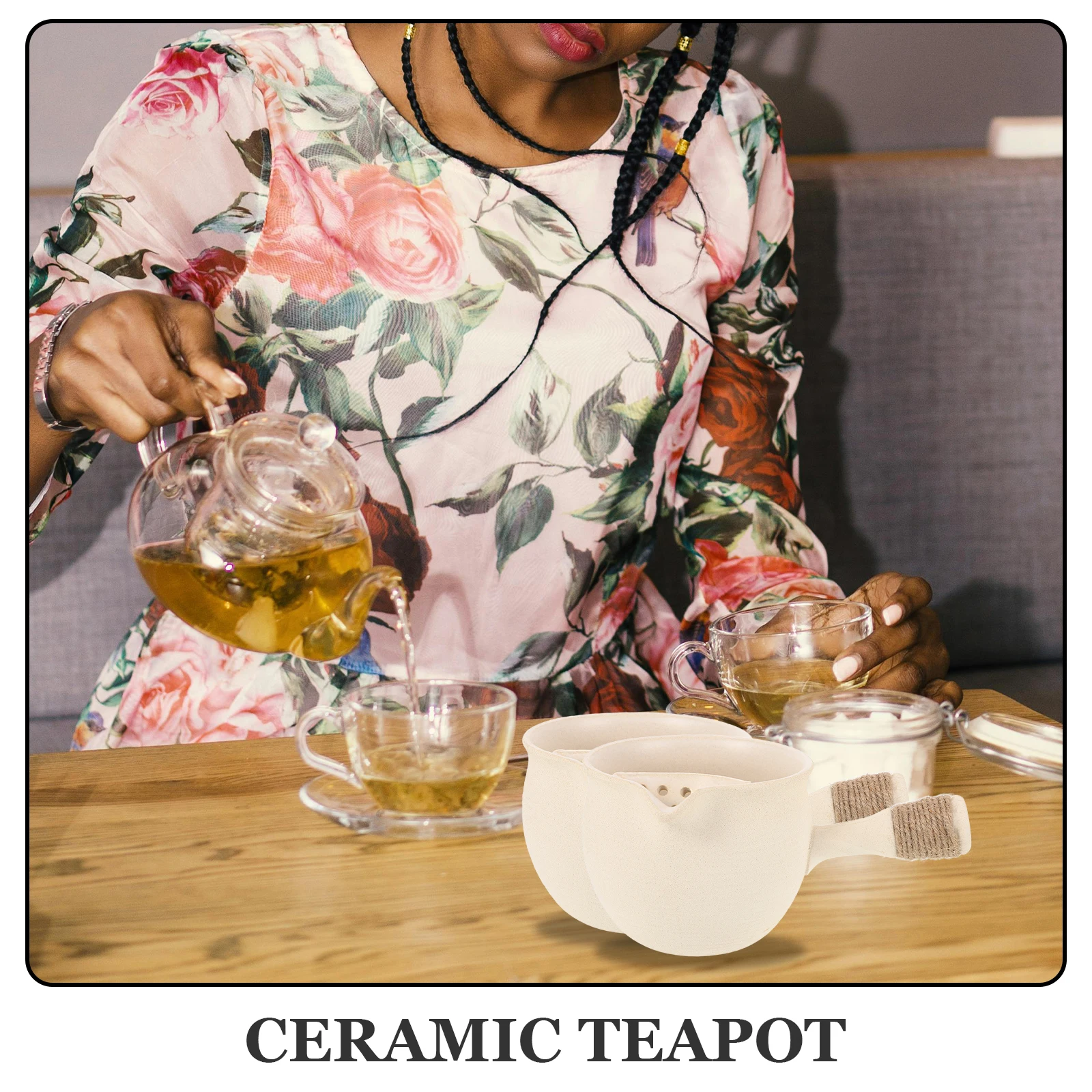 

Clay Carbon Stove Tank Crude Pottery Teapot Outdoor Chinese Style Stoneware Heat Retaining Ceramic Infuser Travel Large Capacity