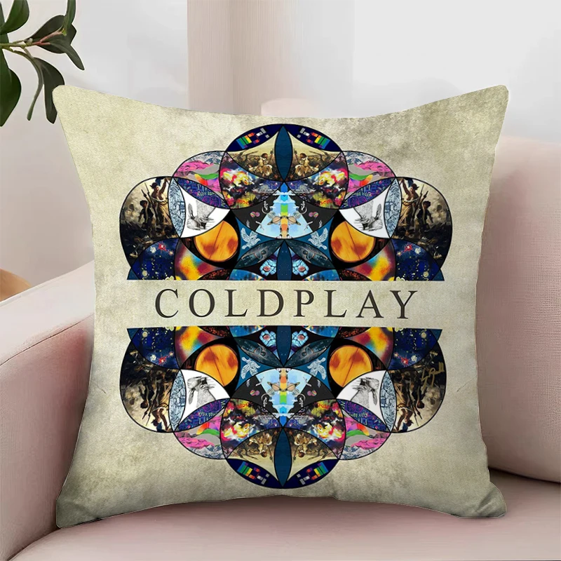 Cushion Cover 50x50 C-Coldplay Pillowcases for Pillows 45x45 Cushions Covers Pillow Cases 45x45 Home Decoration Pillowcase 40x40