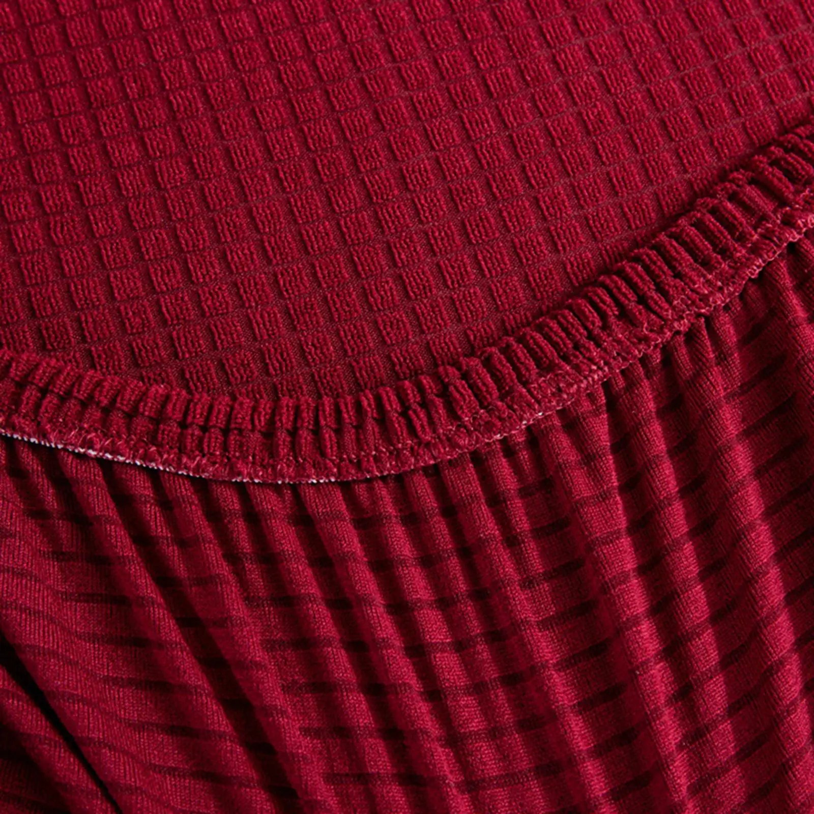 Spandex Office Chair Slipcover for Rotating Computer Seat Water Resistant Removable Protector with Strong Zipper for Pets