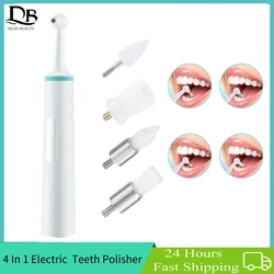 4 in 1 Dental Teeth Polisher Tooth Cleaner Oral Irrigator Calculus Tartar Stain Plaque Remover Whitening Cleaning Oral Care Tool