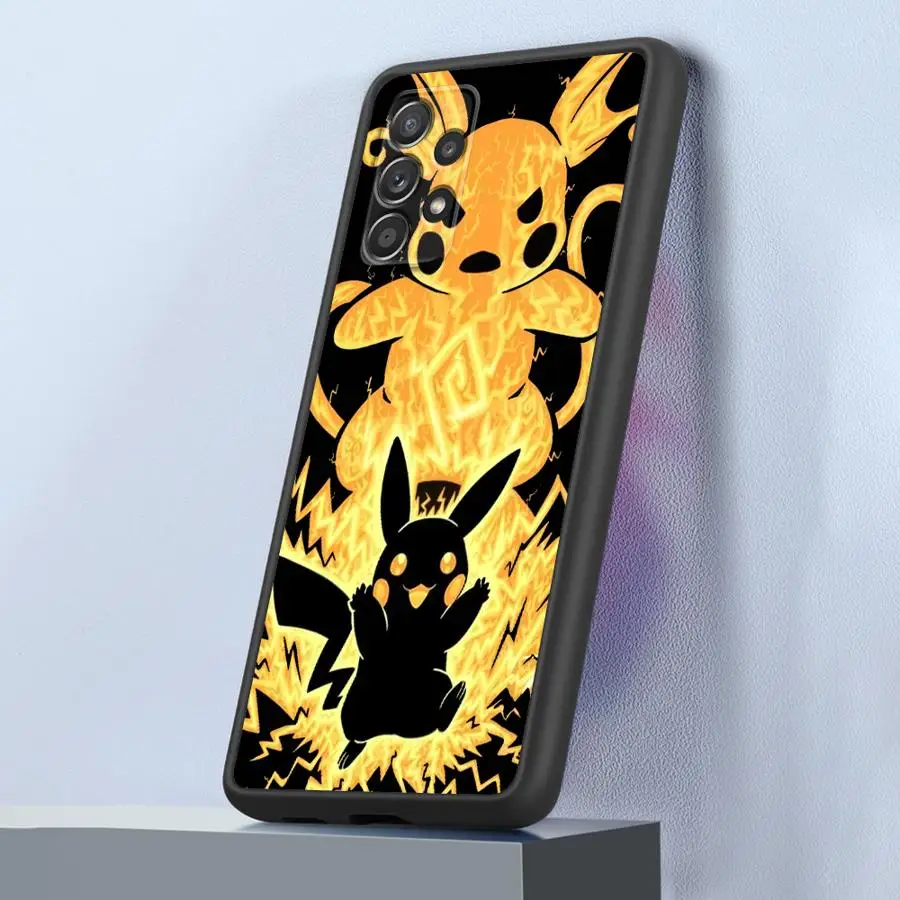 Case for Samsung Galaxy A55 5G A52 A54 A53 A51 A25 A24 A23 A35 A34 A33 A32 A16 A15 A14 Phone Cover Pokemons Cartoon - náhled 2