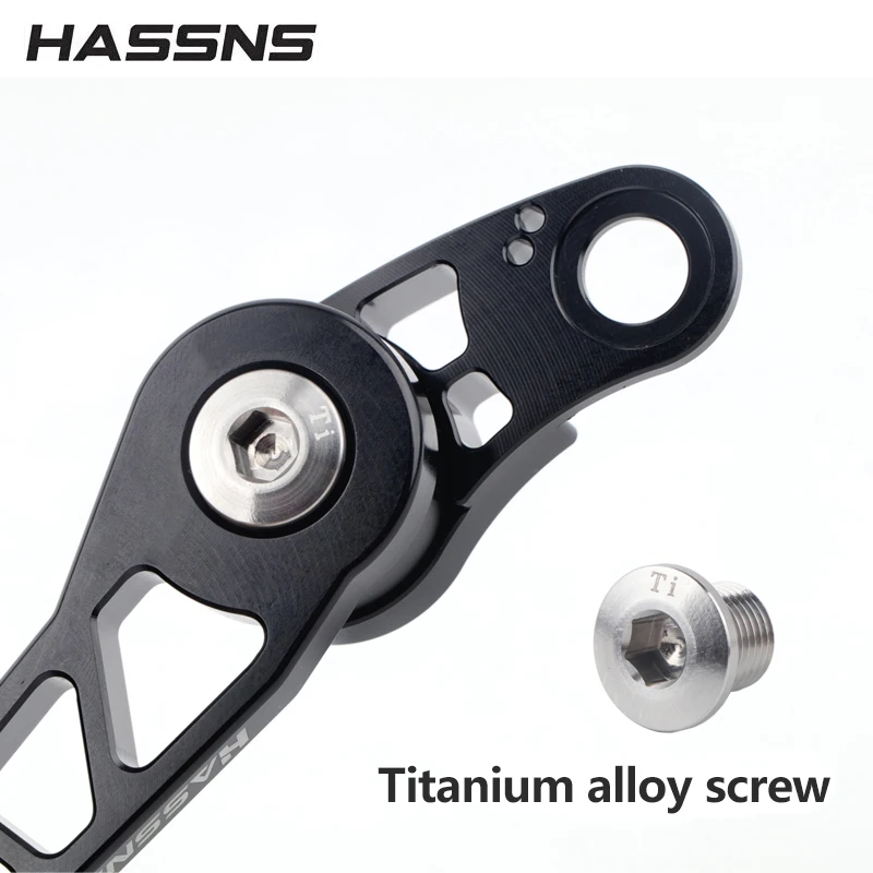 HASSNS Bicycle Derailleur Chain Guide Dirt Jump Bike Chain Tensioner Rear Derailleur Cycling Transmission Single Speed Change