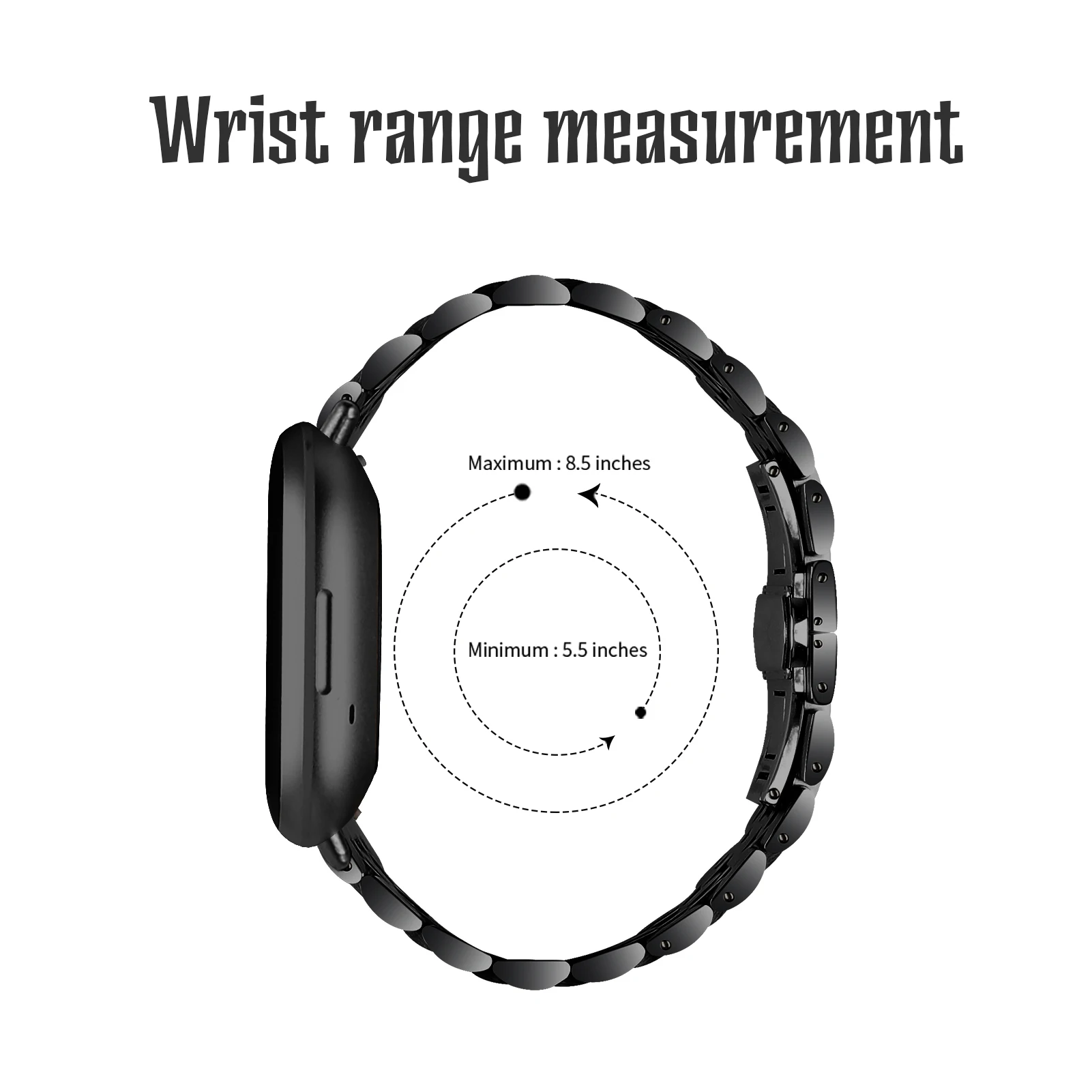 Metal Bracelet Band For Fitbit Versa 3 Sense Stainless Steel Watch Strap Loop For Fitbit Versa 4/Sense 2 Replacement Accessories