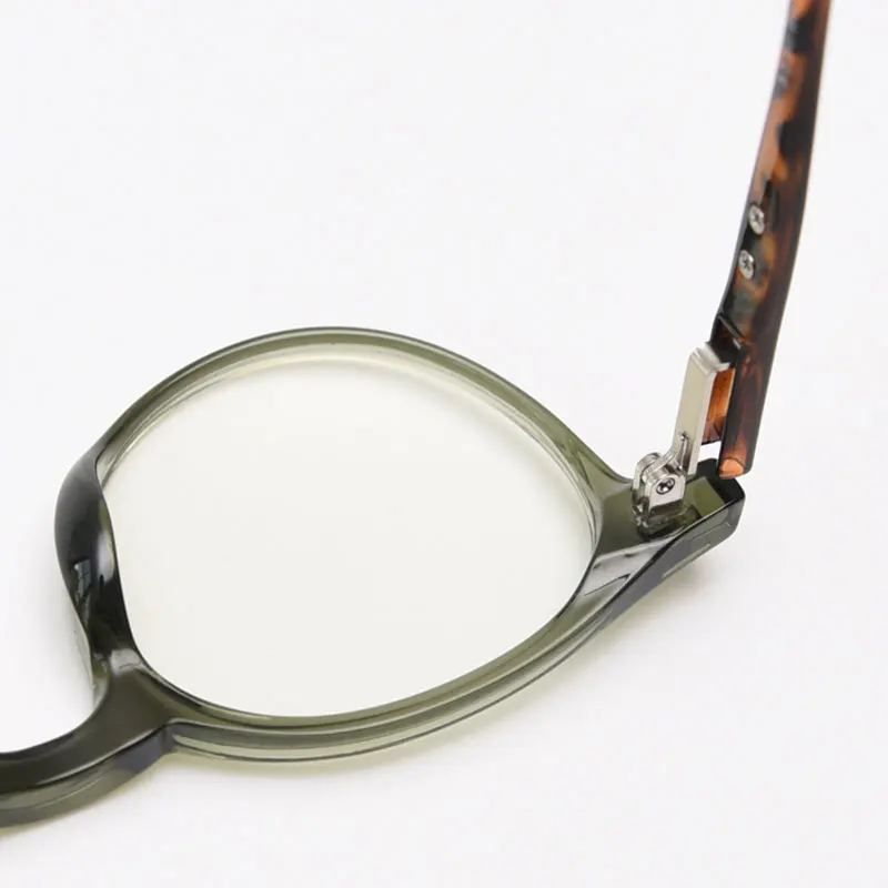 Mimiyou TR90 Nieten-Rundbrillengestell für Damen Vintage Anti-Blaulicht Optische Brillen für Herren Brillengestell UV400 Computerbrille – Detail 8