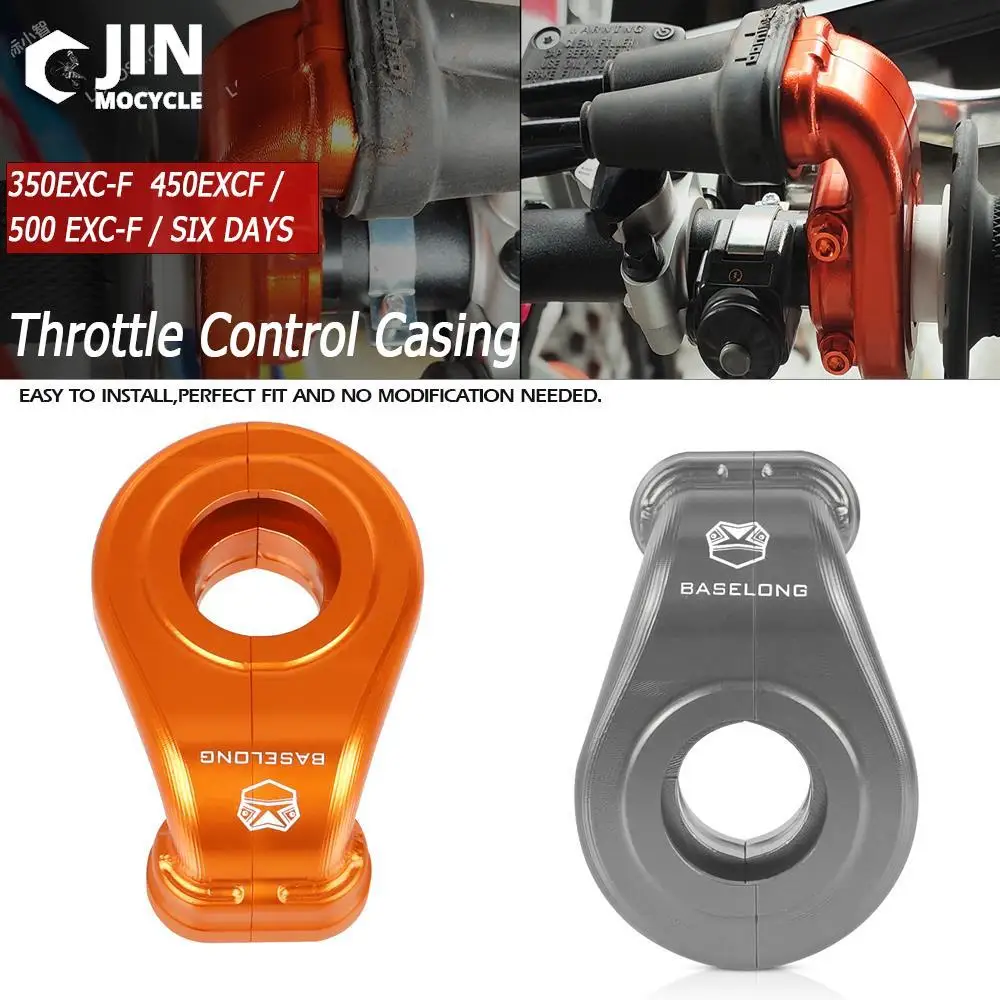 

Для 450EXCF 500EXC-F SIX DAYS 2018-2023 2022 2021 2020 350EXCF 2017, аксессуары для мотоциклов, алюминиевый корпус управления дроссельной заслонкой