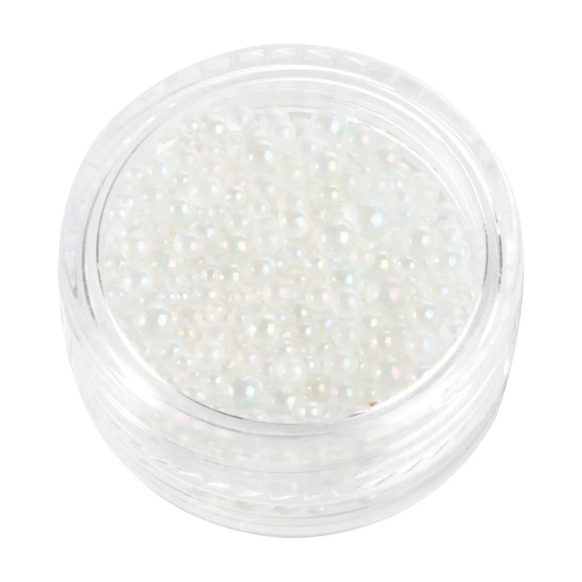 DIY Crystal Micro Beads Nail Art Decor Colorful Transparent Non-Porous Glass Beads for Home Store Nail Beauty Micro Bead