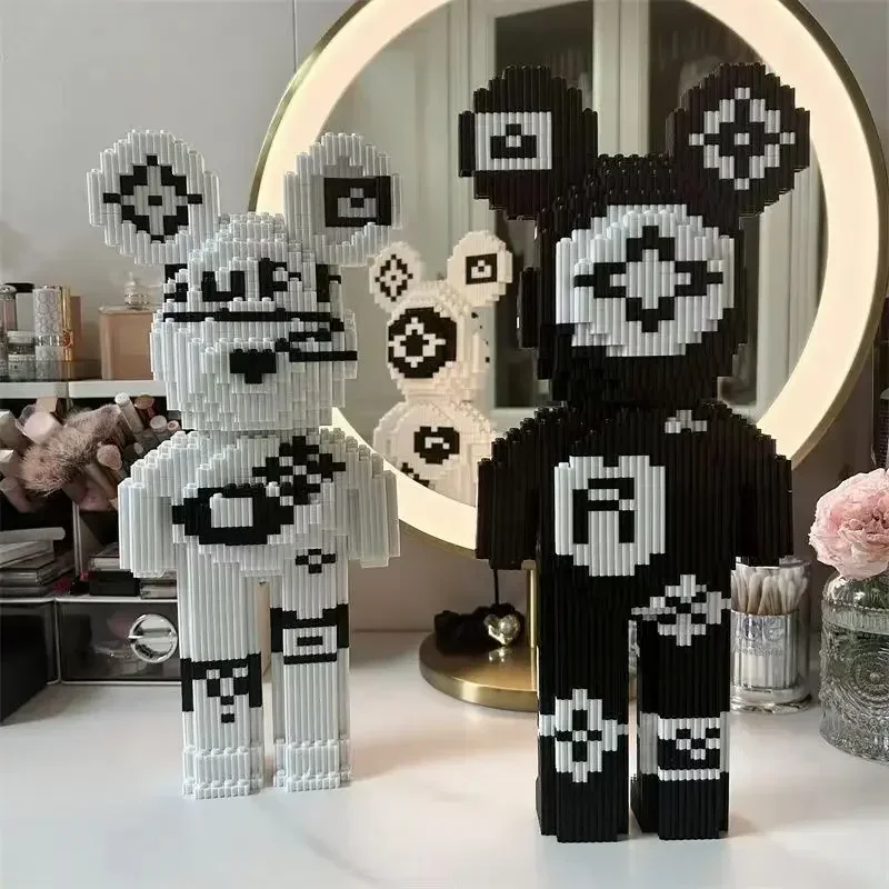 Violent Bear Building Blocks Adult High Difficulty Assembling Toys Gifts for Boys and Girls