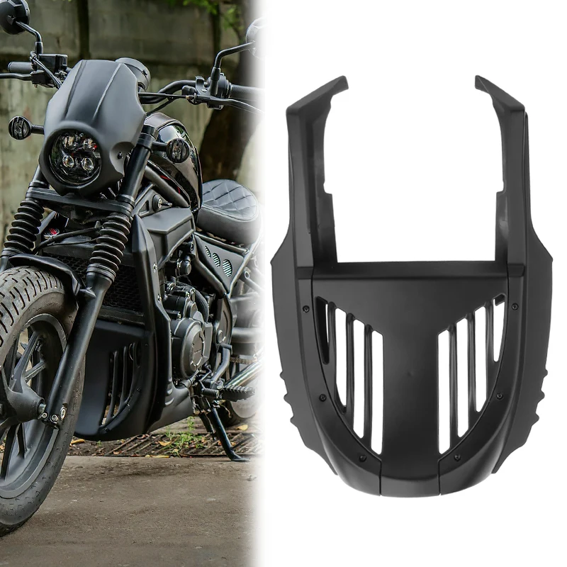 

Motorcycle Accessories Front Lower Belly Pan Radiator Cover Chin Fairing Spoiler For Honda Rebel CMX 300 500 2017-2022