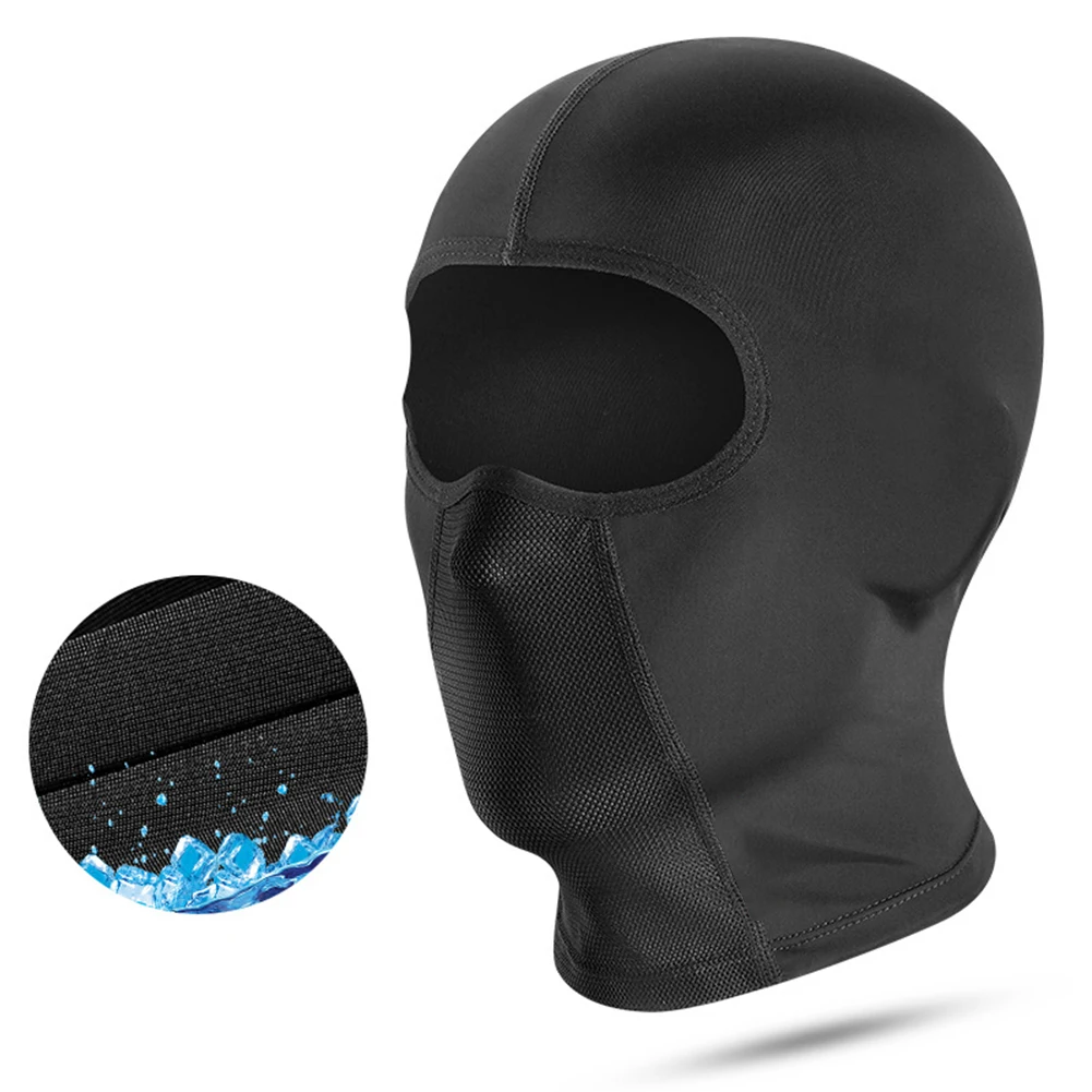 

Cool Motorcycle Mask Ice Silk Hood Enduring Sun Protection Flexible Ice Silk Fabric High-stability Sun Protection