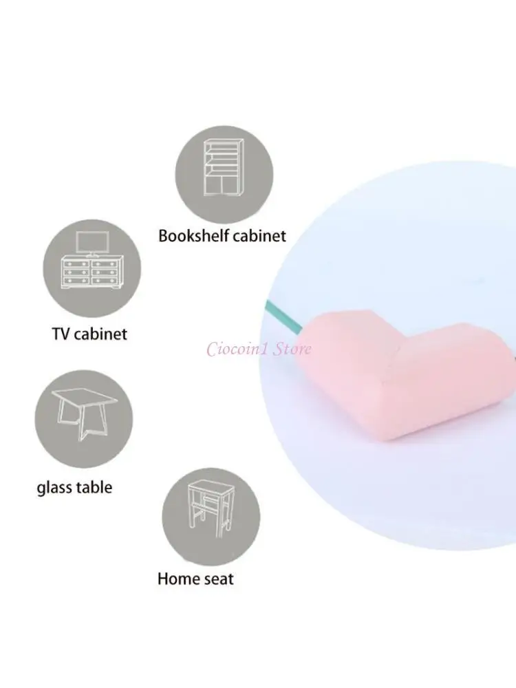

Y1UB 4x защитные кромки для предотвращения столкновений U-образные угловые ограждения для стола для стекла и плоской мебели, для