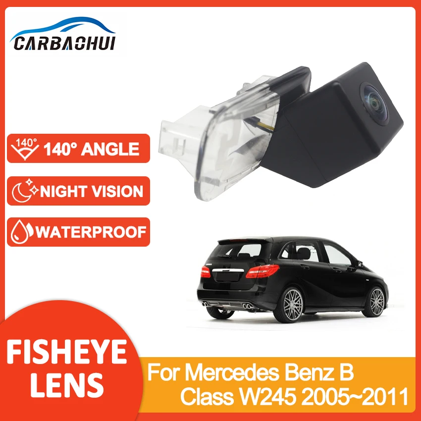 Car Backup Reverse Rear View Camera HD CCD Waterproof IP68 Wide Angle Accessories For Mercedes Benz B Class W245 2005~2010 2011