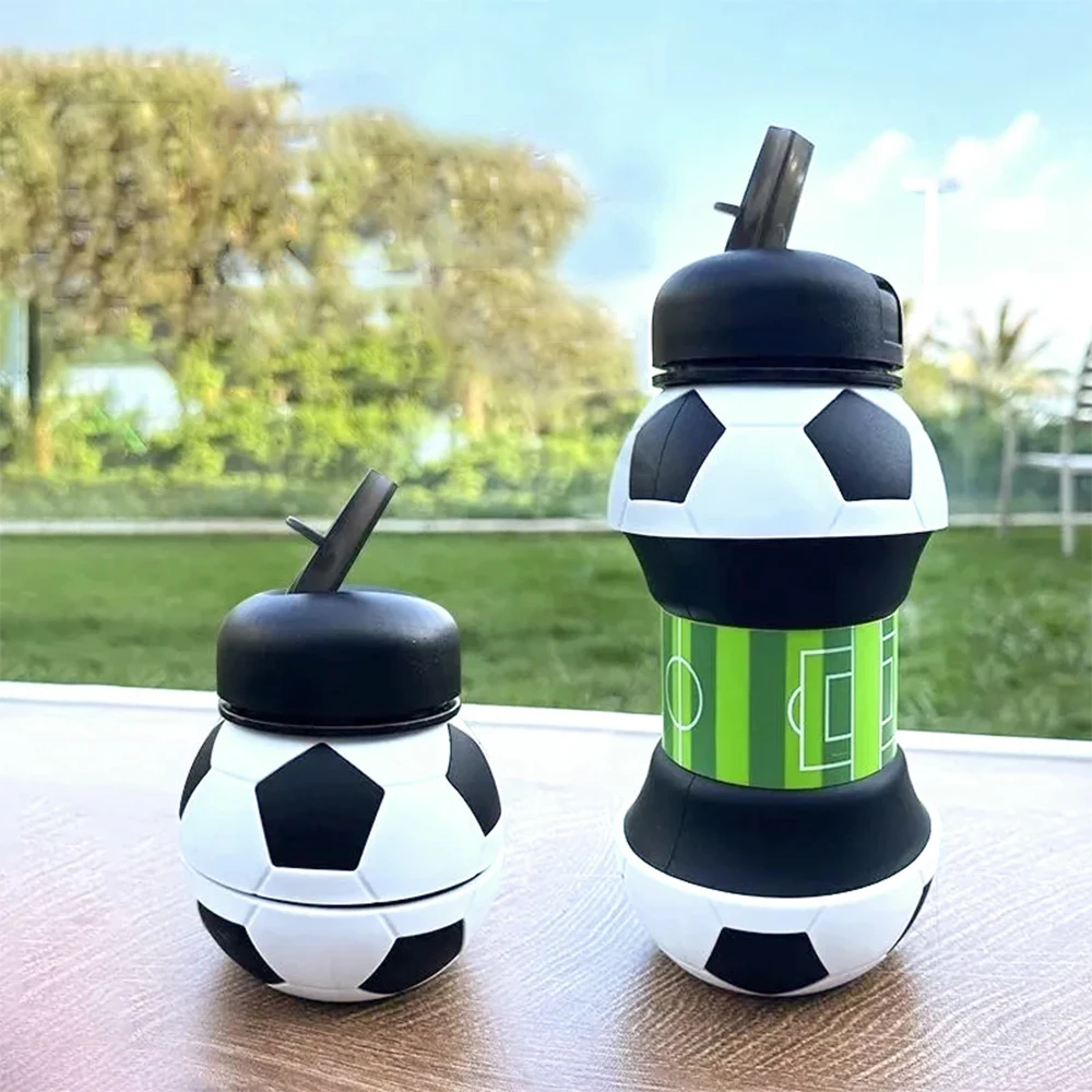 Dobrável garrafa de água copos caneca esportes ao ar livre basquete futebol beisebol tênis golfe escola à prova de vazamento portátil crianças garrafa de água