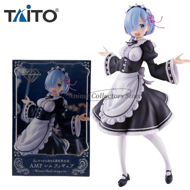 

Original Genuine Taito Re:Life in A Different World From Zero Ram Winter Maid PVC Figure Doll Toys Model Decoration Gift