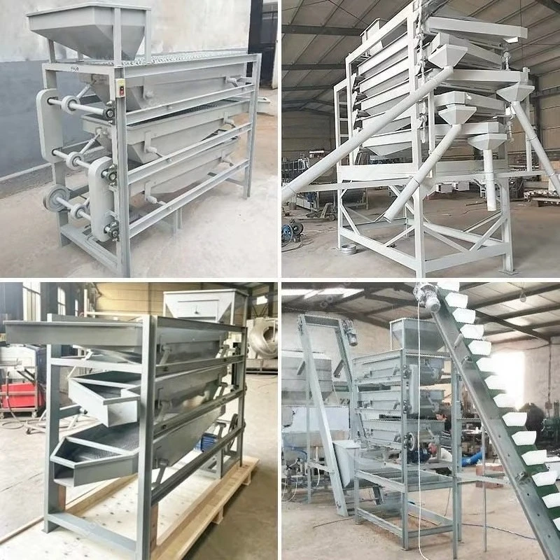 Milk Processing Cracking Plant Shell Crusher Industrial Almond Dehuller Sieve Separating Machine and Peeling for Peanut