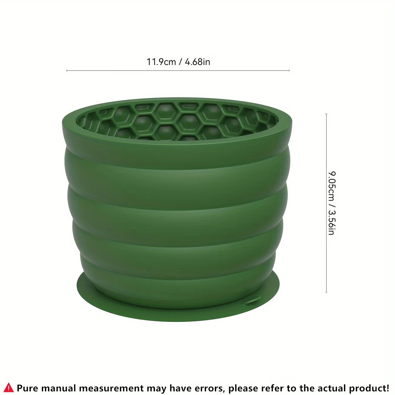 Silicone Slow Feeder Dog Bowl Cup - Anti-Slip Distraction Design for Small to Medium Breeds - Promotes Healthy Digestion
