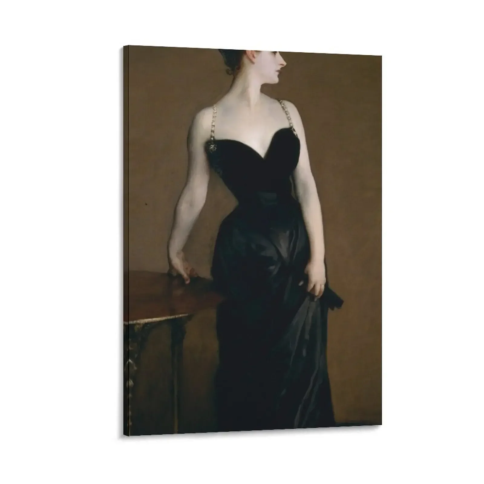 

Portrait Of Madame X Painting By John Singer Sargent Canvas Painting stickers & posters room decors aesthetic