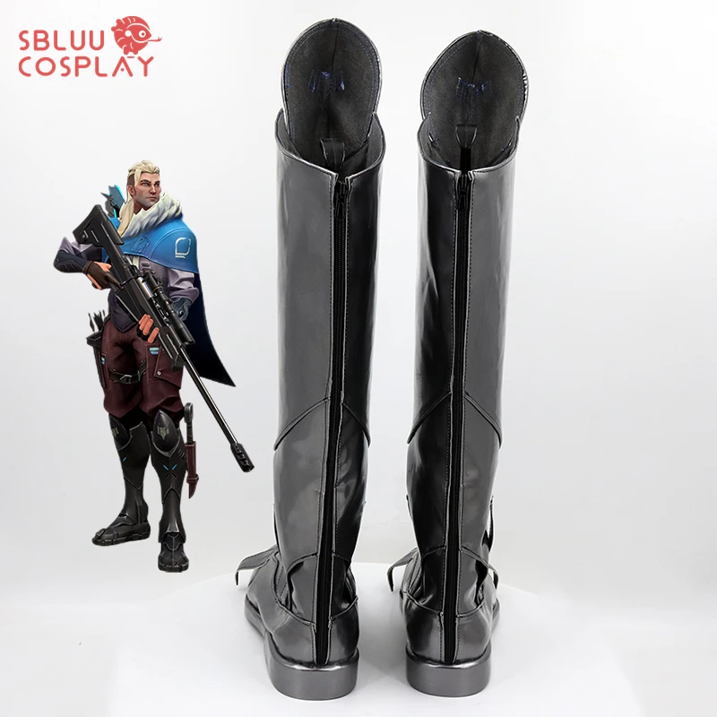 SBluuCosplay Gioco Valorant Sova Scarpe Cosplay Stivali su misura