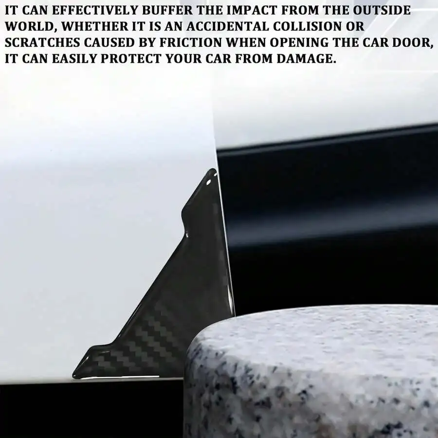

Carbon Fiber Look Car Door Edge Protector Anti Collision Guard Sticker For SUV Truck