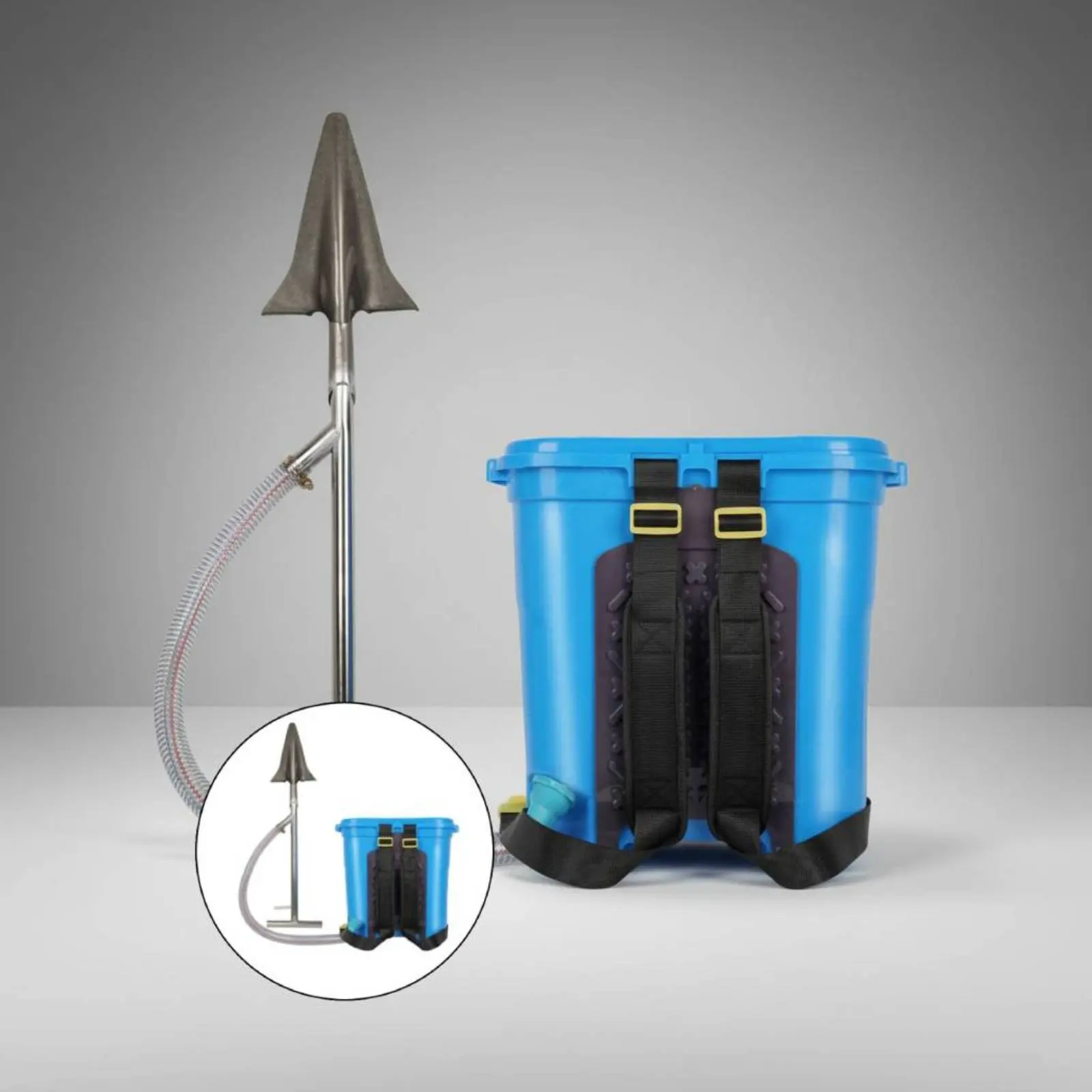 

Manual Backpack Soil Enhancer Dispenser Large Capacity Backpack Soil Enhancer Dispenser Manual Granular Dispenser Easy to Use