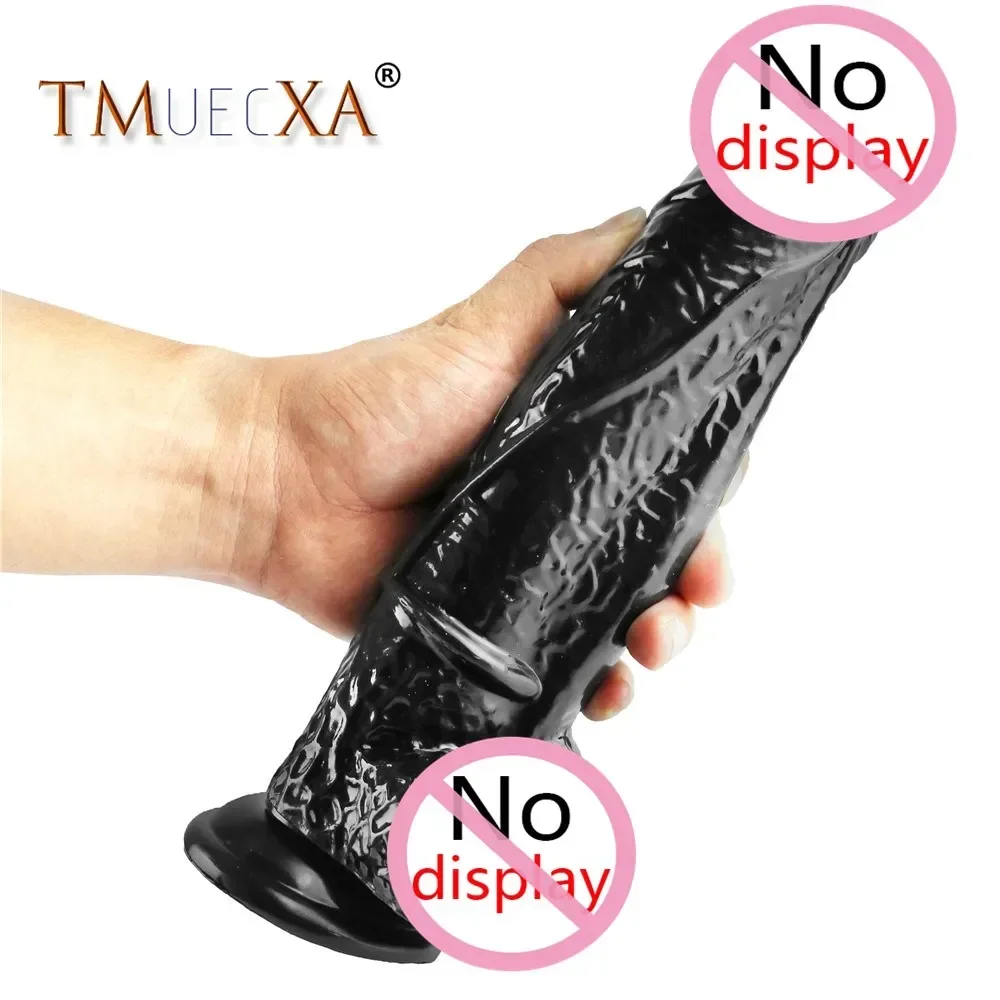 

Black Huge Realistic Dildo + Anal Sex Male Masturbator Pocket Pussy Sex Toys Realistic Penis for Women Adult Thick Dildo Gay