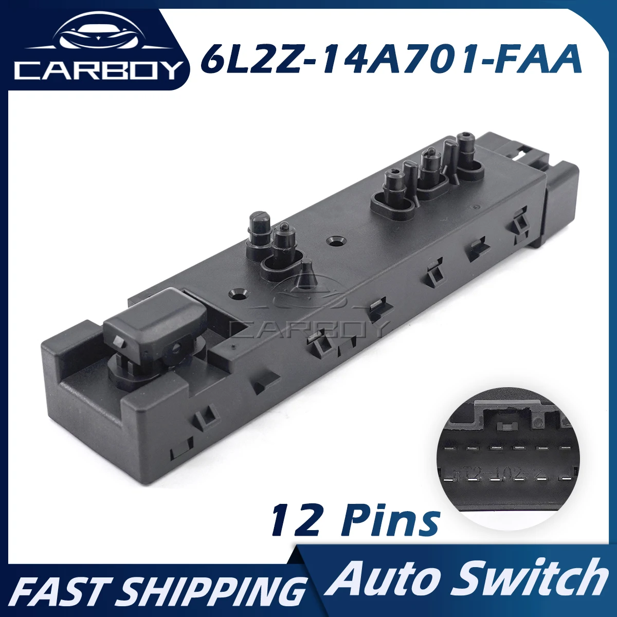 

6L2Z-14A701-FAA 9L3T14B709FAW Power Seat Adjustment Switch For Ford Interceptor Sedan Lincoln Mountaineer Milan Zephyr