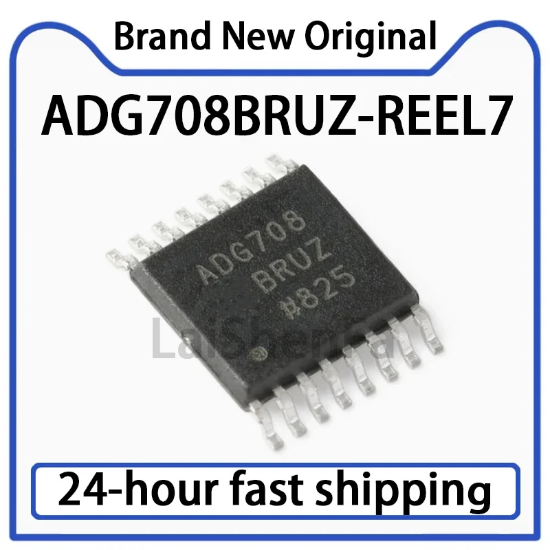1PCS ADG708BRUZ-REEL7 Package TSSOP-16 8:1 Channel CMOS Analog Multiplexer in Stock