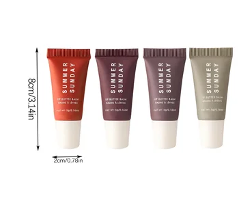 件裝 Summer Fridays 迷你潤唇膏套裝,保濕香草米色紅糖色,快速發貨,禮品套裝 6 最佳銷售 夏日星期五唇彩 - №2