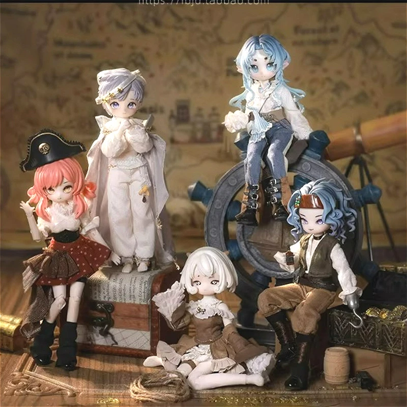 

ShugaFairy Аутентичная 1/8 BJD слепая коробка пиратский потерянный маяк подвижная фигурка тайная сумка игрушки милый экшн-модель аниме модный подарок