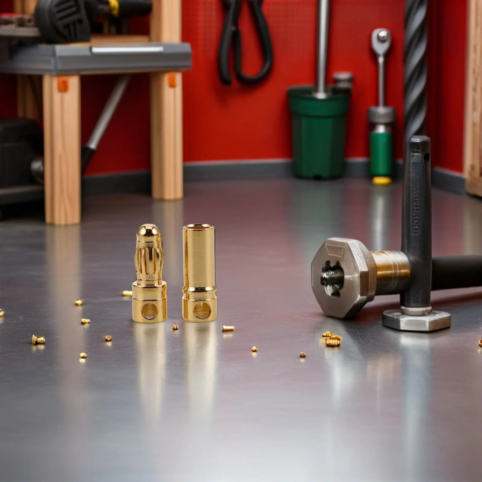 20Pcs Gold Plated Banana Connectors Male Female Plugs Adapter for Rc Motor Wire Speaker Battery Amplifier Replacement