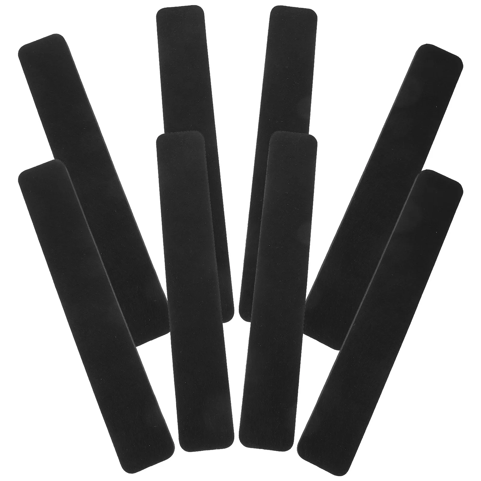 8Pcs Thick Felt Bulletin Board Strips Wear Resistant Wall Mount Memo Strip for Office Desk Classroom Home Use Pin Board Decor