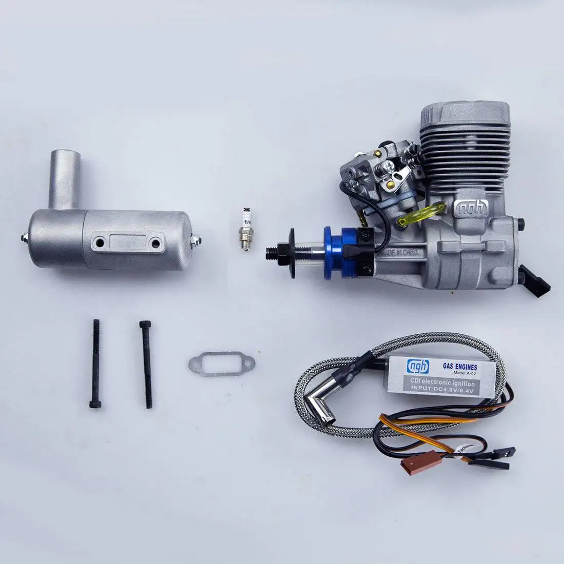 NGH GT17 17CC 2 Stroke Engine Two Stroke Petrol Engine For RC Aircraft RC Airplane Fixed Wing Gas version Engine