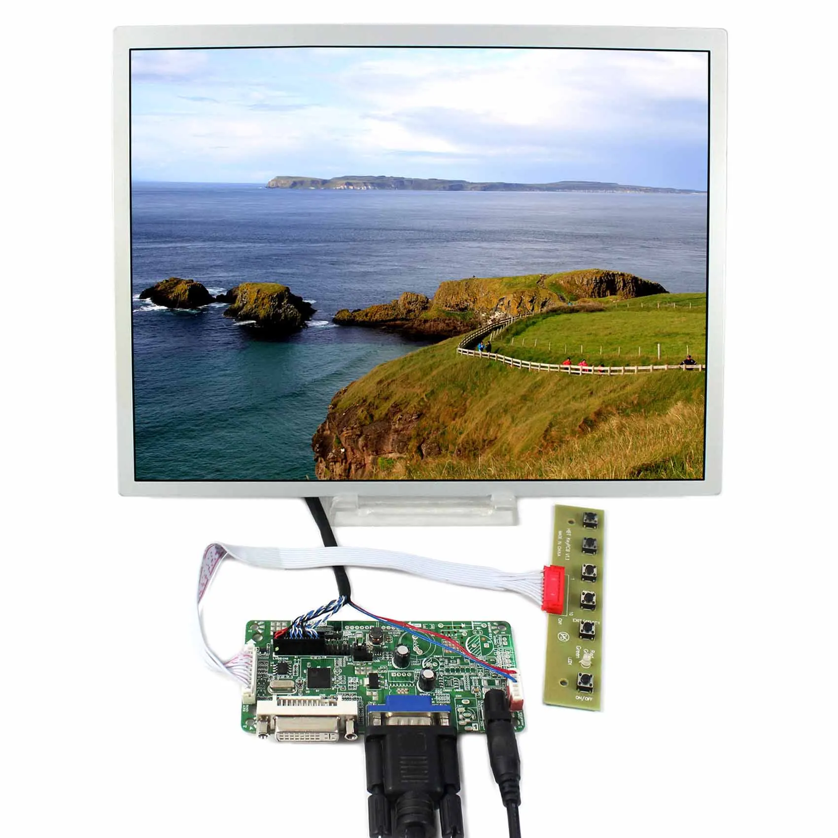 VGA+DVI LCD Controller Board 800x600 12.1inch LCD Screen 12.1inch LCD Screen 12.1