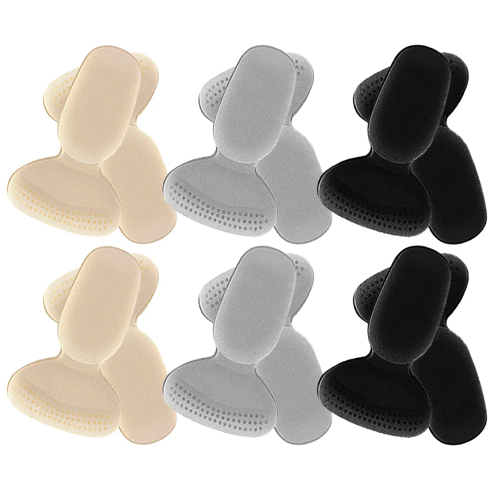 

6 Pairs Comfortable High Heel Insole Pads Adhesive Heelcushion Inserts