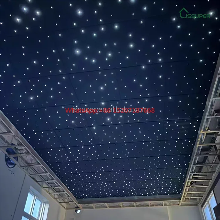 

Decorative ceiling polyester soundproof board full of stars bedroom commercial space ceiling