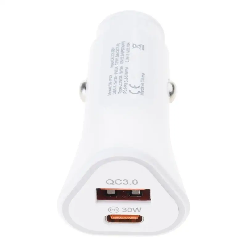 31BC High Power 38W Car Chargers with Double  USB Ports for Efficient Device Charging