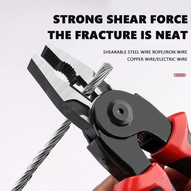 Five in one multi-function interchangeable pliers set wire pliers Lineman's pliers Wire stripper set tool