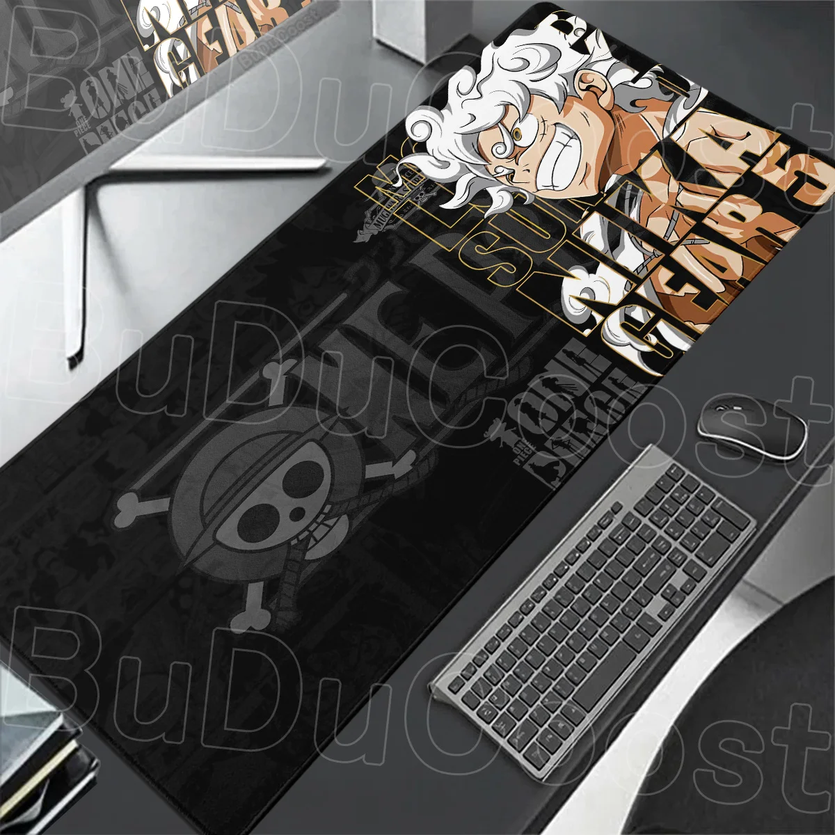 One Piece Luffy Speed Black Mouse Mat Laptop Table Decoration Carpet XL HD Print Gaming Anime Keyboard Pad Pc Office Accessories