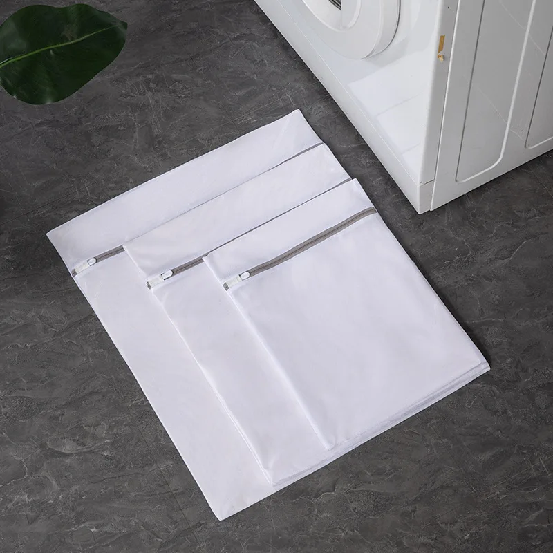 Soft Mesh Laundry Bags Nylon Clothing Storage Bag Anti Deformation Pants  Sweater Special Washing Bag Wool Travel Packaging Bag - AliExpress 15
