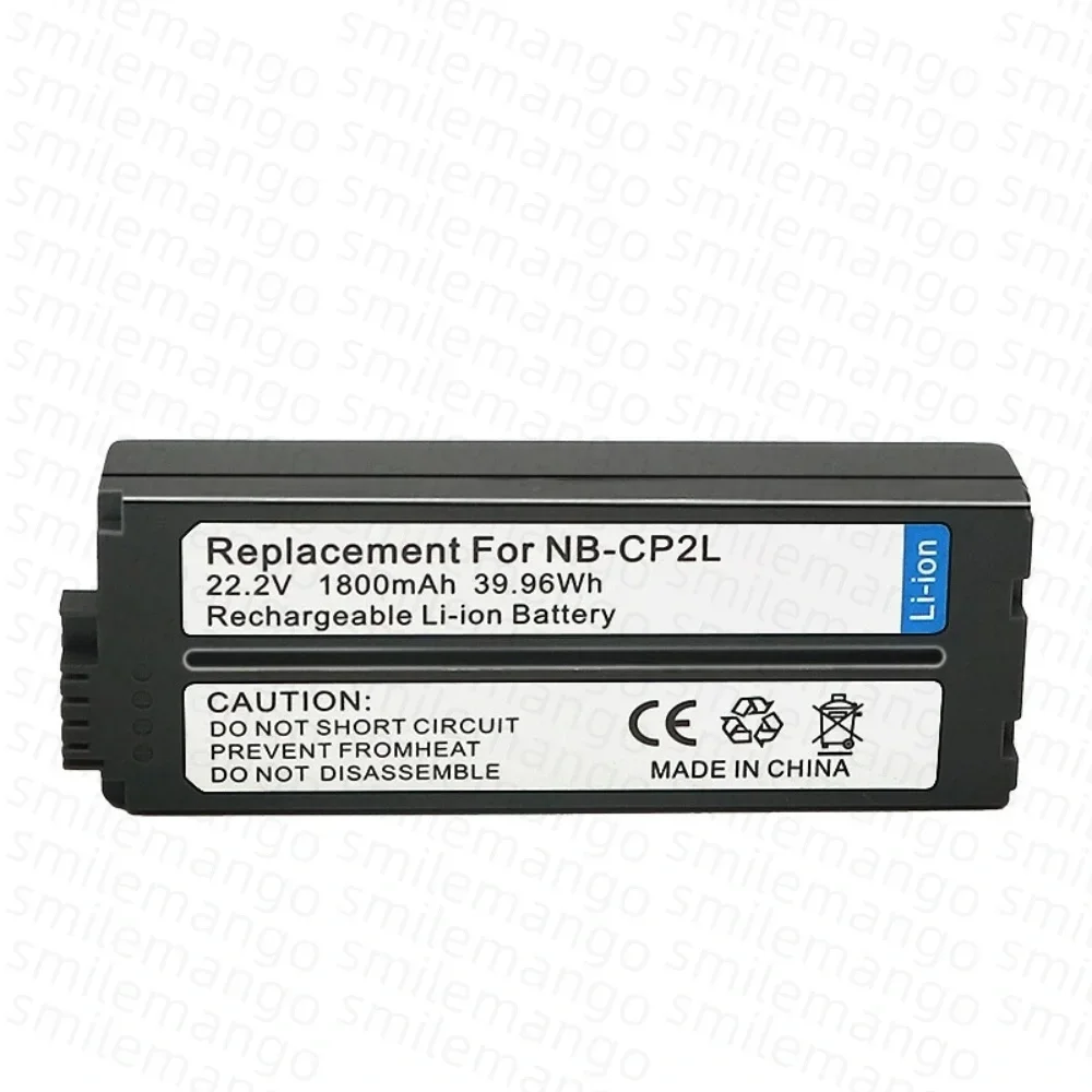 NB-CP2L Battery 1800mAh Rechargeable Batteries And Charger for Canon SELPHY NB-CP1L,CG-CP200 CP1500 CP1300 CP900 CP800