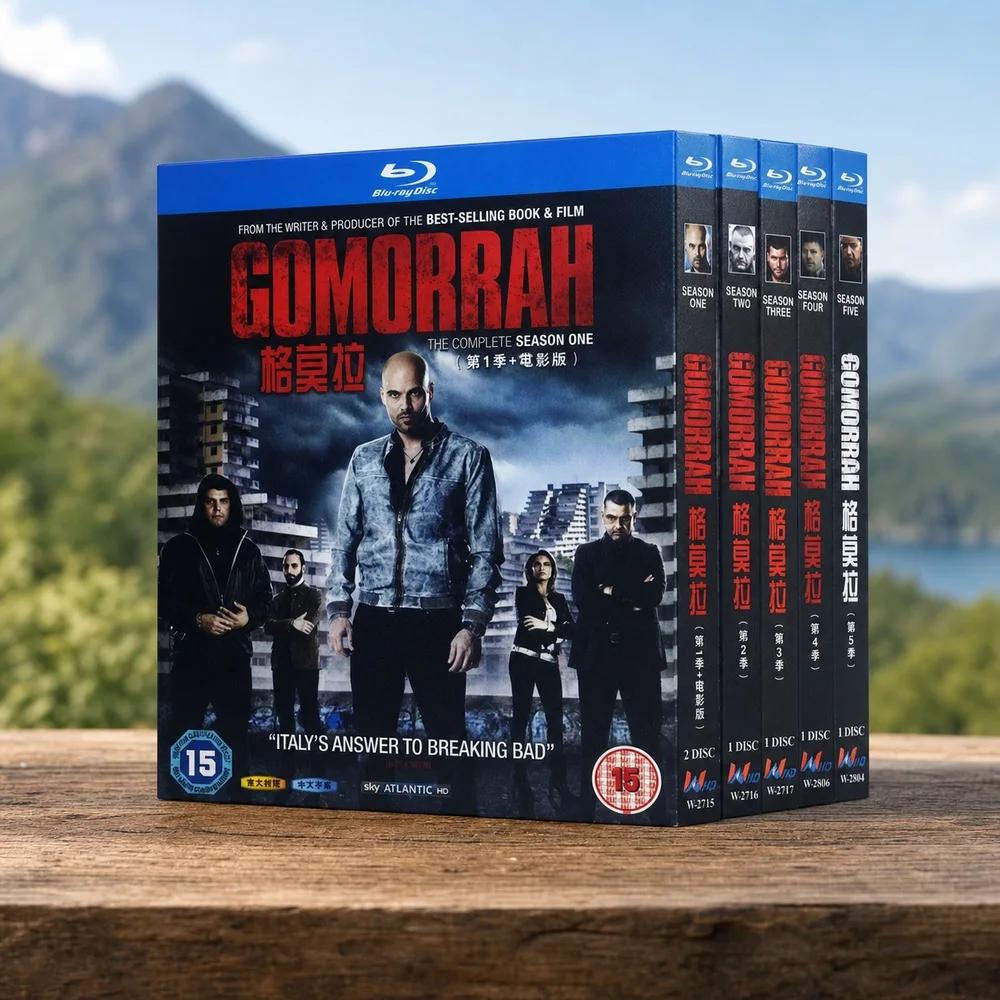 Blu-ray Ultra HD Italian TV Series Gomorrah Seasons 1–5 plus Movie Edition Box Set