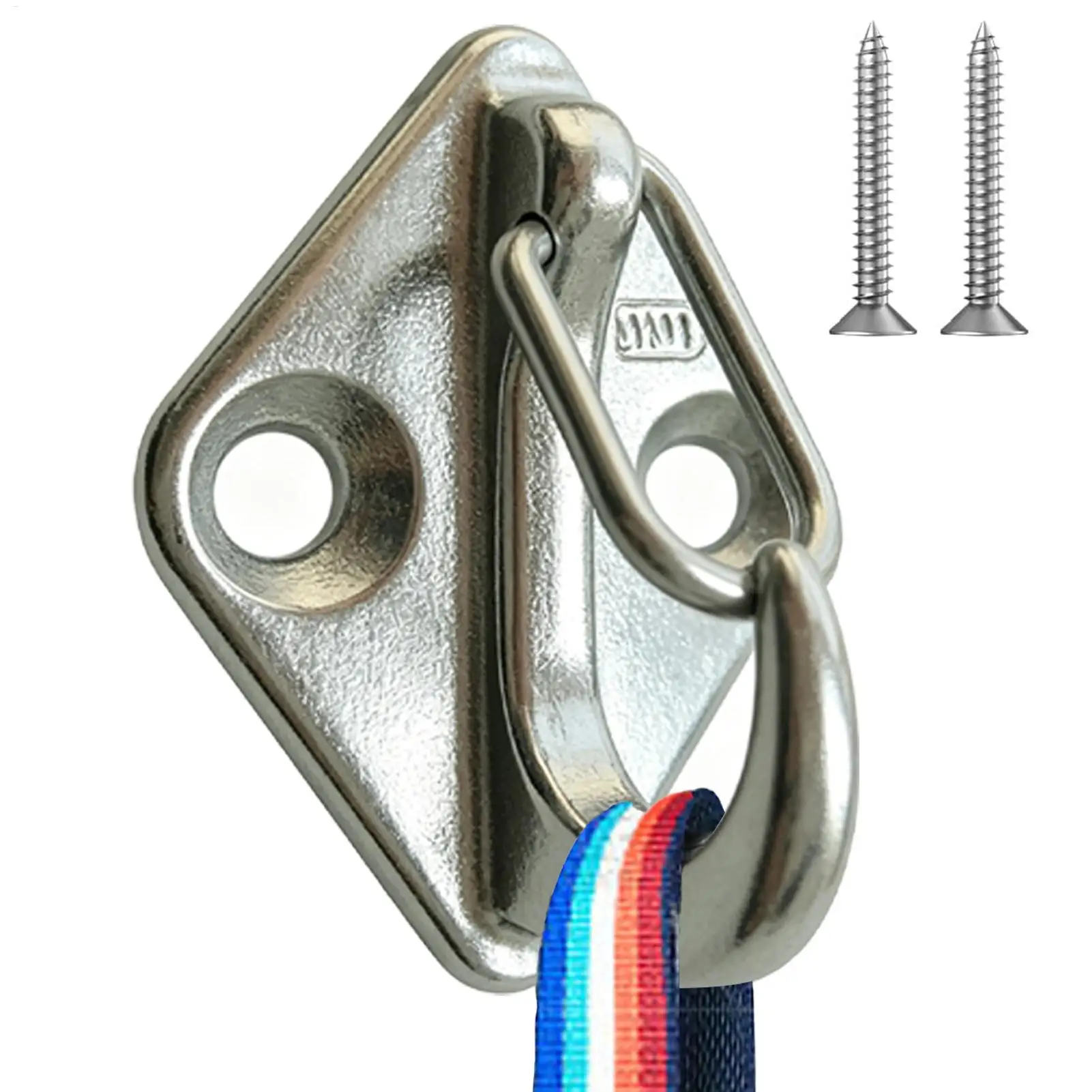 Stainless Steel Dog Leashhook Rustproof Wall Mount Heavy Duty Indoor Lead Holder For Entryway Garage Mudroom Hallway Apartment