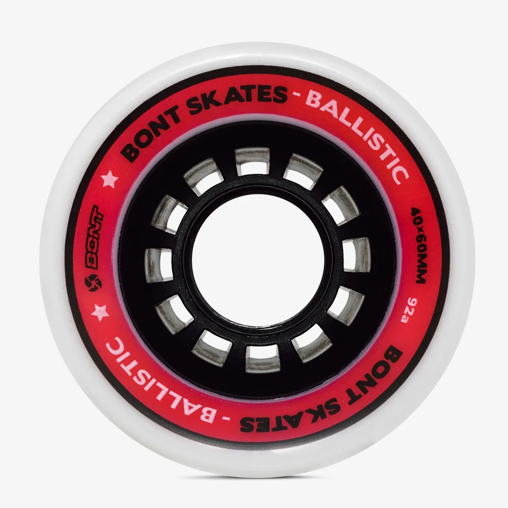 100% original bont Quad Skate Räder 60mm 92a 8 Stück ballistische Räder Quad Wheel Roller Skater Räder Street Reifen Park Saktes