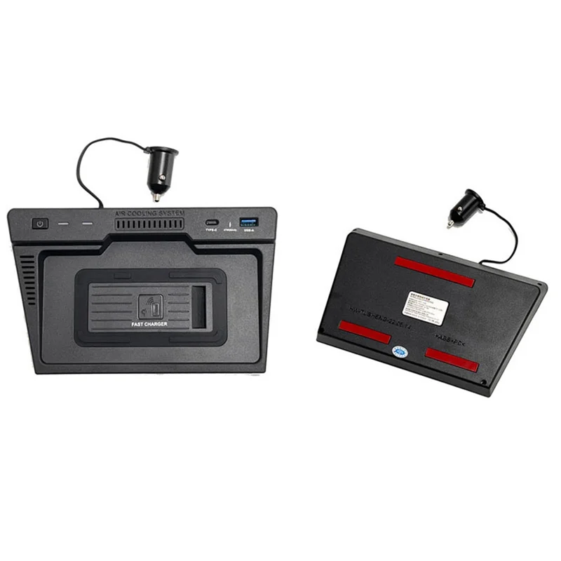 

Новое поступление, 1 шт., 15 Вт, QI, автомобильная беспроводная зарядка, АБС-пластик, внутренние аксессуары для Hyundai Tucson NX4 2021 2022, быстрое зарядное устройство, держатель для телефона