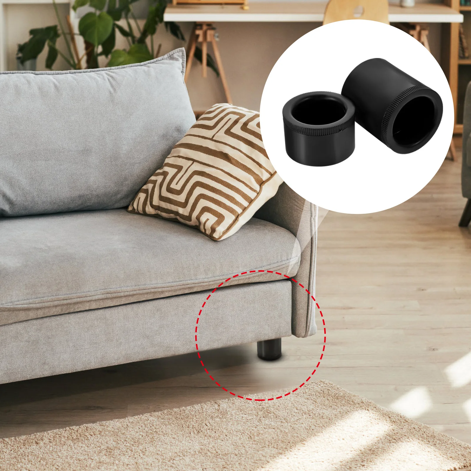 4 قطعة أقدام أثاث قابلة للتعديل أرجل الأريكة استبدال الارتفاع قابل للتعديل الجدول الساق الناهضون للاستخدام المنزلي مكتب الفندق