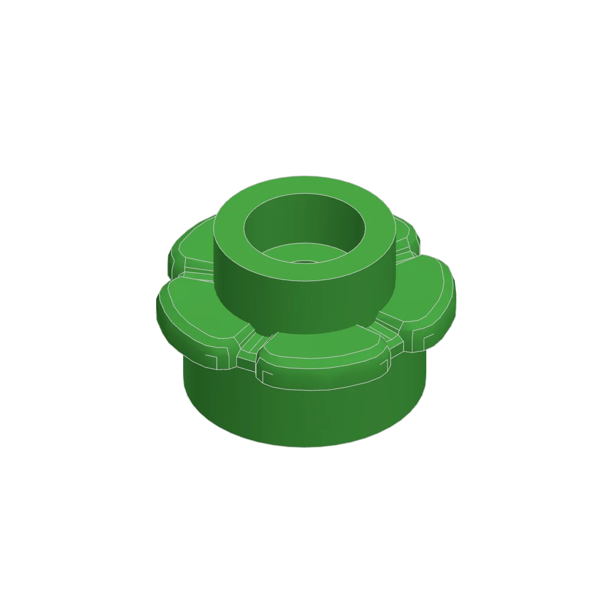 500 Stück MOC Pflanzenbausteine 24866 1x1 fünf Blütenblätter Blumen Gras DIY Pädagogische Baut Blümchen Kompatibles Konstruktionsspielzeug zusammen