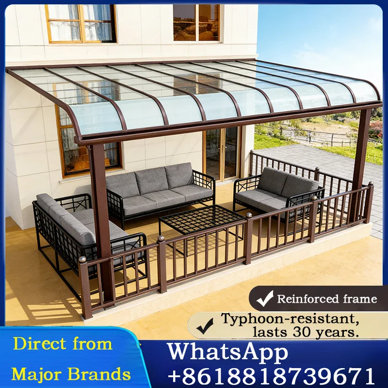 

Long Lasting Customizable Outdoor Waterproof Shade Canopy Shelter For Winter Garden And Terrace Patio Cover Sun Protection