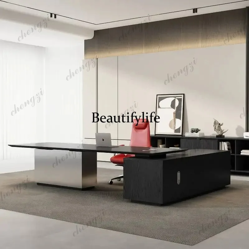 A74 Cable Management Office Desk Electric Adjustable Reception Standing Office Desk Laptop Workstation Escritorios Luxury Furnit