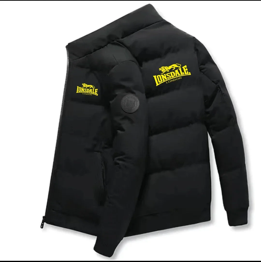 Veste en duvet de coton optique coréenne pour hommes, veste courte, automne, hiver, 2024